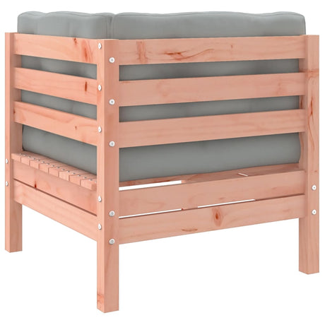 6 Piece Garden Sofa Set With Cushions Solid Wood Douglas Fir