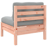 6 Piece Garden Sofa Set With Cushions Solid Wood Douglas Fir