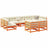 9 Piece Garden Sofa Set Impregnated Wood Pine