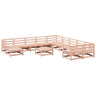 12 Piece Garden Sofa Set Solid Wood Pine