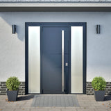 Garden Planters Anthracite 2 Pcs Steel