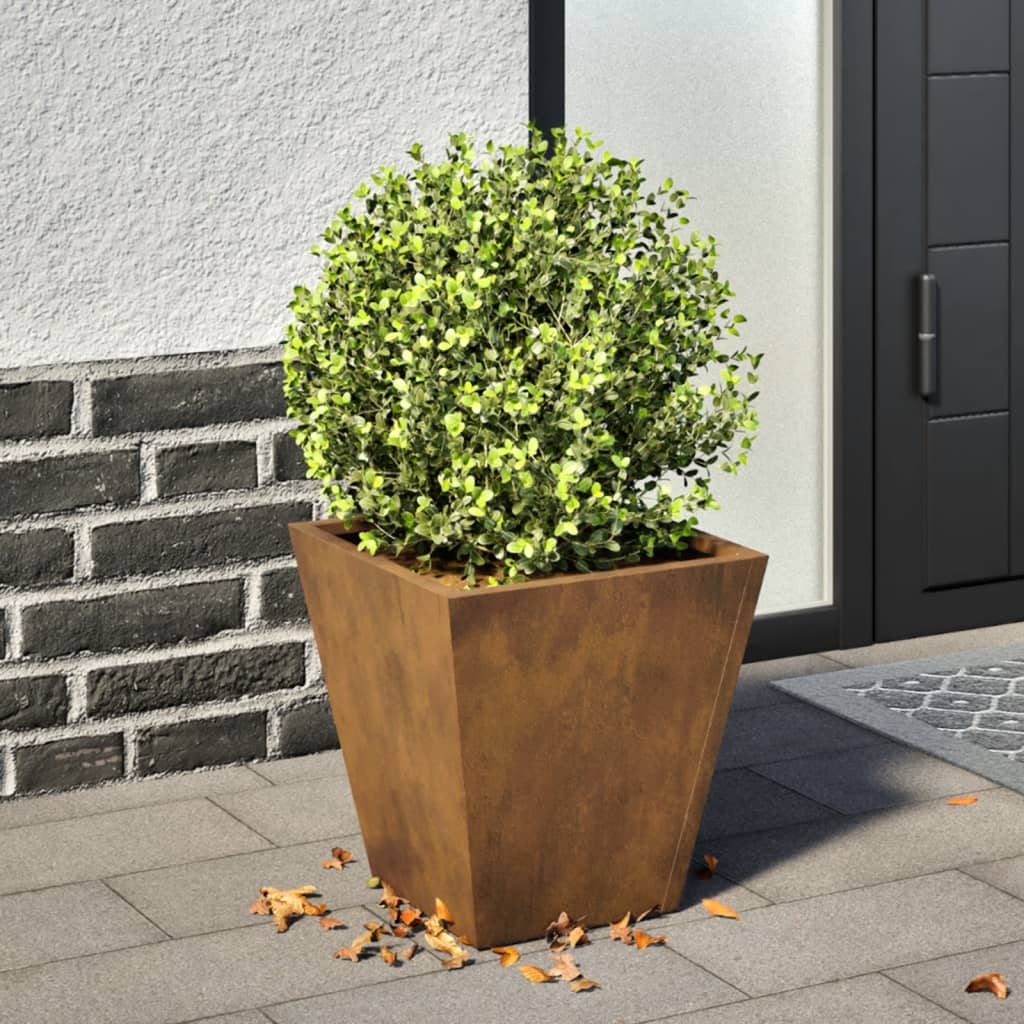Garden Planters Anthracite 2 Pcs Steel