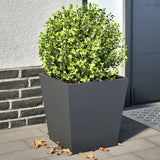 Garden Planters Anthracite 2 Pcs Steel