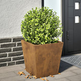 Garden Planters Anthracite 2 Pcs Steel