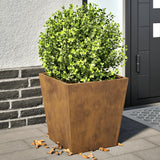 Garden Planters Anthracite 2 Pcs Steel