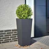 Garden Planters Anthracite 2 Pcs Steel