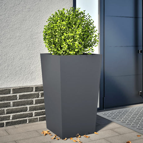 Garden Planters Anthracite 2 Pcs Steel