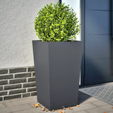 Garden Planters Anthracite 2 Pcs Steel