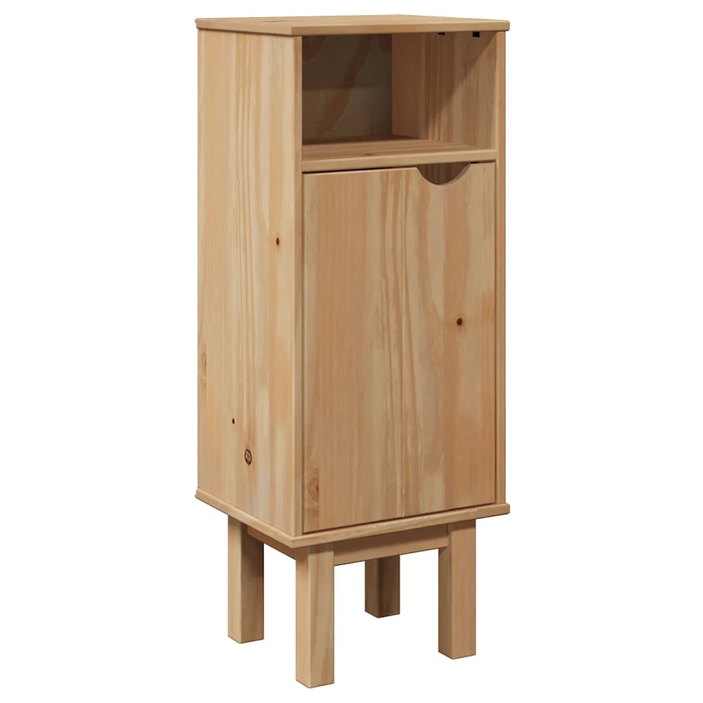 Bathroom Wall Cabinet Otta 35X30X55 Cm Solid Wood Pine