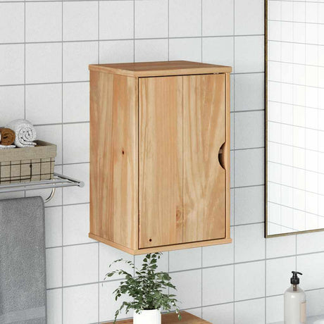 Bathroom Wall Cabinet Otta 35X30X55 Cm Solid Wood Pine
