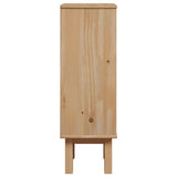 Bathroom Wall Cabinet Otta 35X30X55 Cm Solid Wood Pine