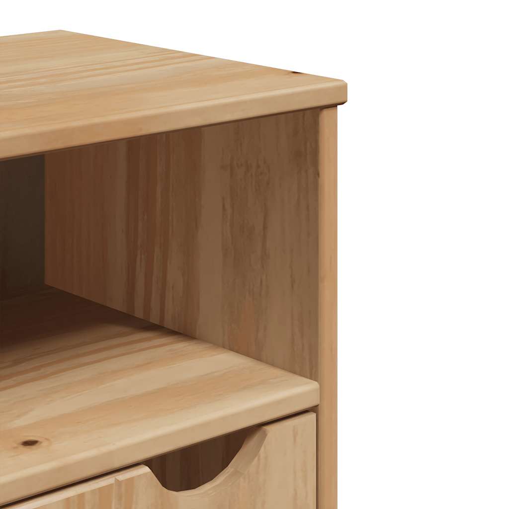 Bathroom Wall Cabinet Otta 35X30X55 Cm Solid Wood Pine