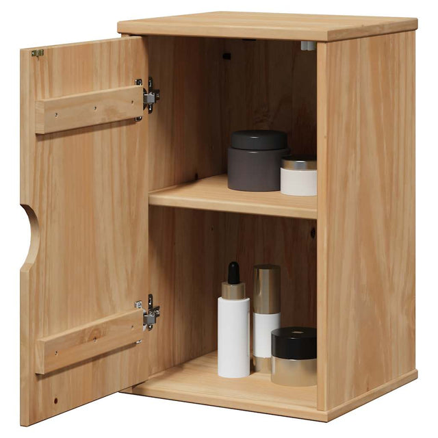 Bathroom Wall Cabinet Otta 35X30X55 Cm Solid Wood Pine