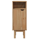 Bathroom Cabinet Otta 35X30X90 Cm Solid Wood Pine