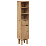 Bathroom Cabinet Otta 35X30X159 Cm Solid Wood Pine