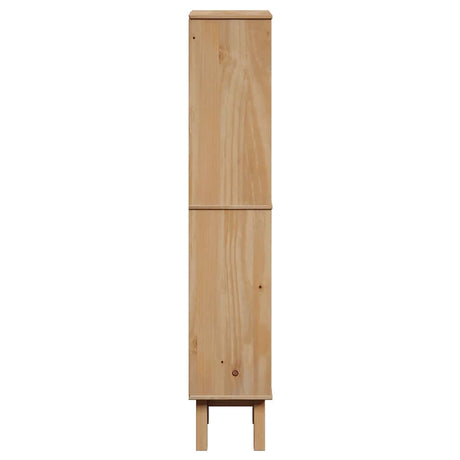 Bathroom Cabinet Otta 35X30X159 Cm Solid Wood Pine
