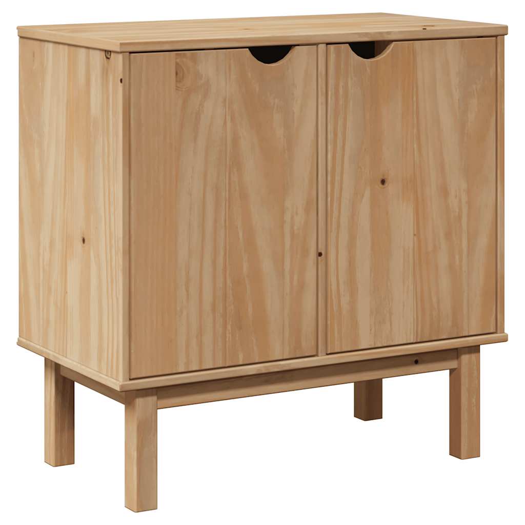 Hallway Cabinet Otta 75X40X75 Cm Solid Wood Pine