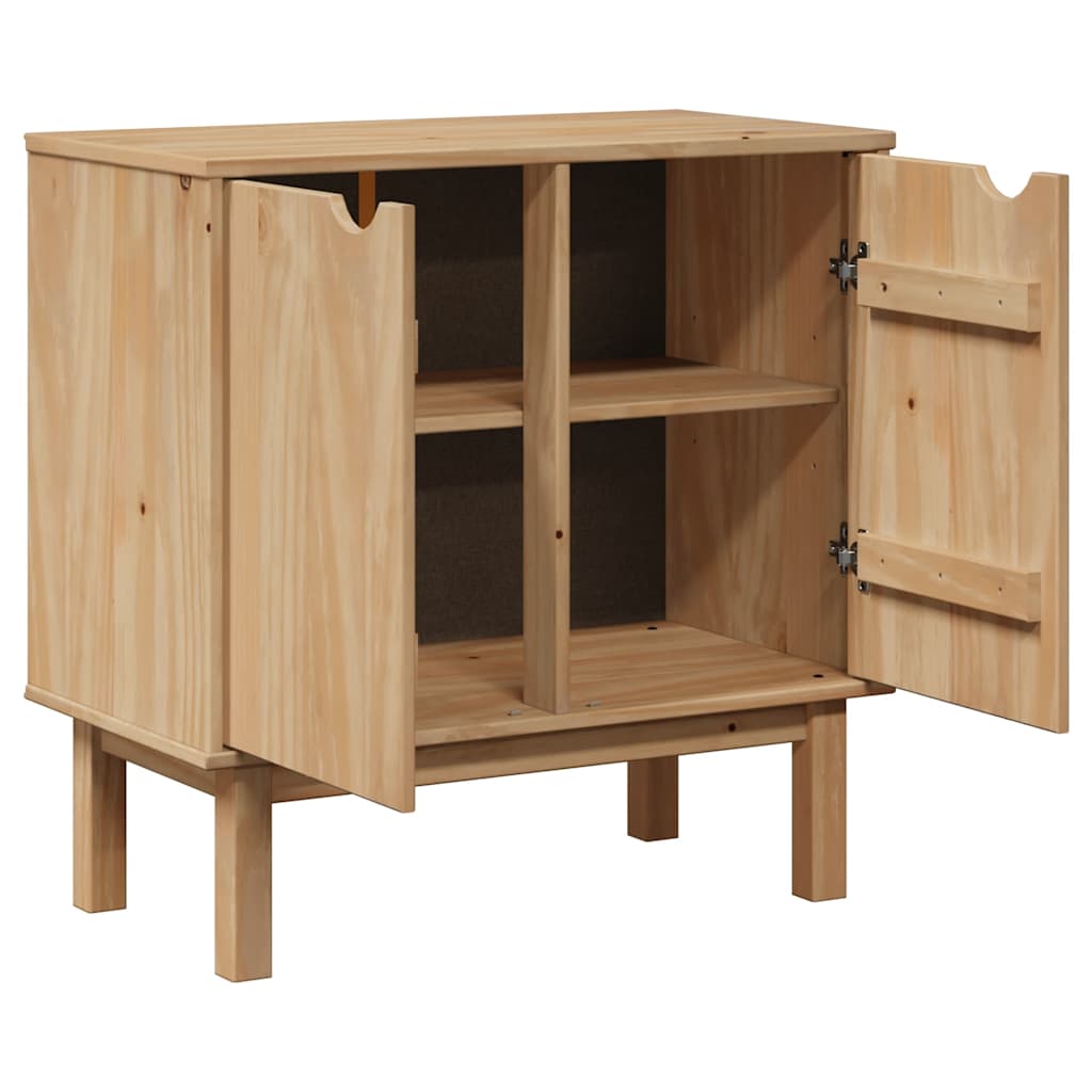 Hallway Cabinet Otta 75X40X75 Cm Solid Wood Pine