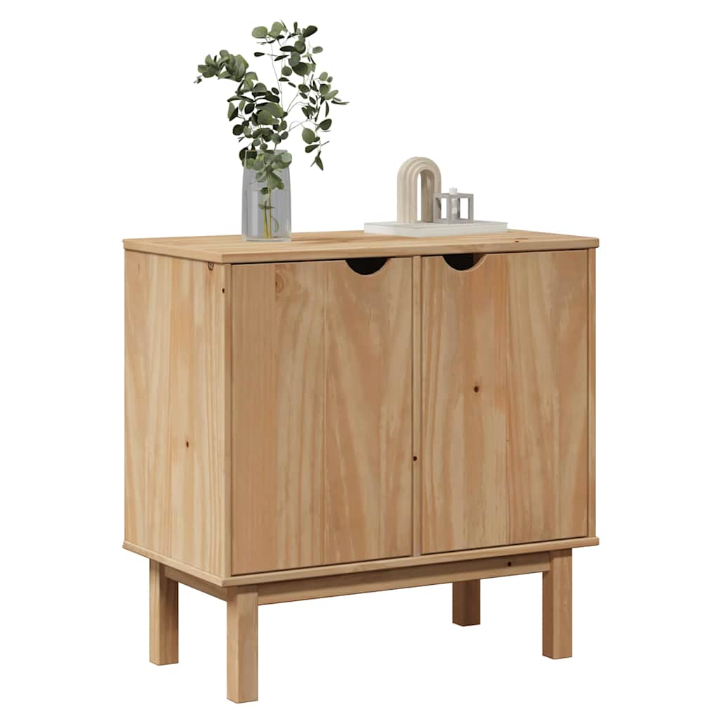Hallway Cabinet Otta 75X40X75 Cm Solid Wood Pine