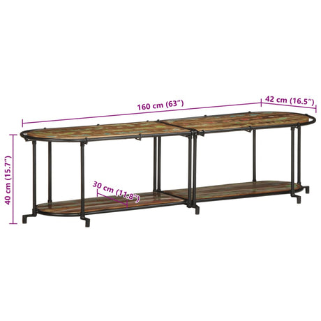 Tv Cabinet Solid Wood Reclaimed