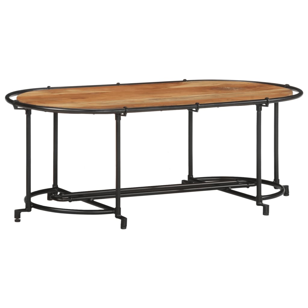 Coffee Table 110X55X40 Cm Solid Wood Acacia