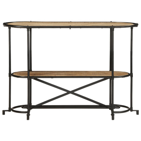 Console Table 110X42X76 Cm Solid Wood Rough Mango