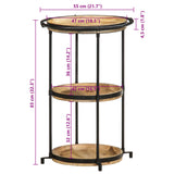 Side Table Ø55x83 cm Solid Wood Mango