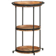 Side Table Ø55X83 Cm Solid Wood Mango