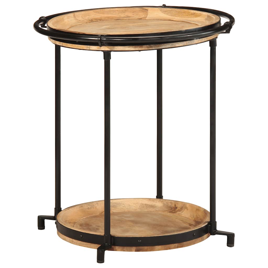 Side Table Ø55X60 Cm Solid Wood Mango