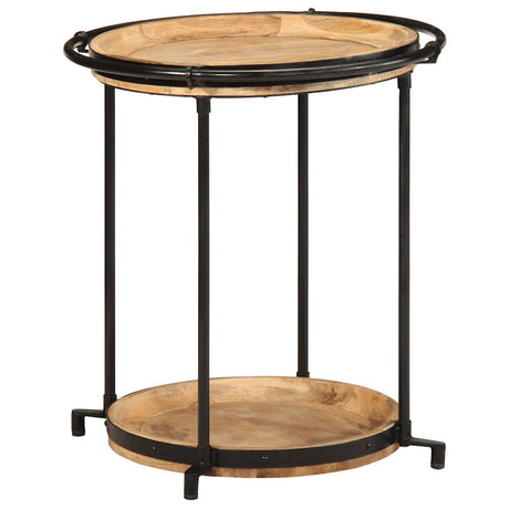 Side Table Ø55X60 Cm Solid Wood Mango