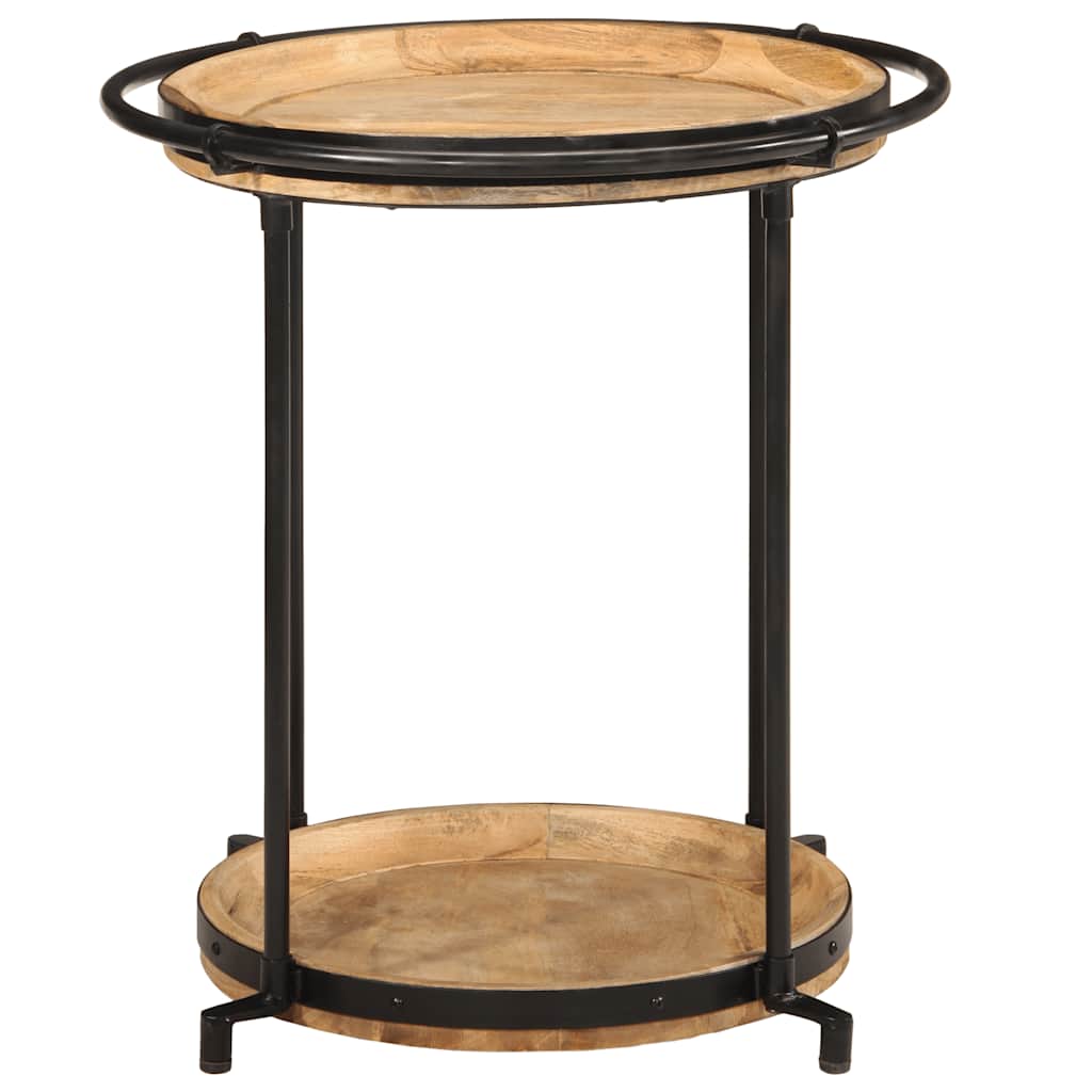 Side Table Ø55X60 Cm Solid Wood Mango