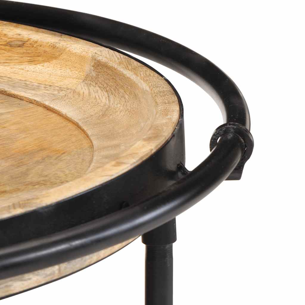 Side Table Ø55X60 Cm Solid Wood Mango