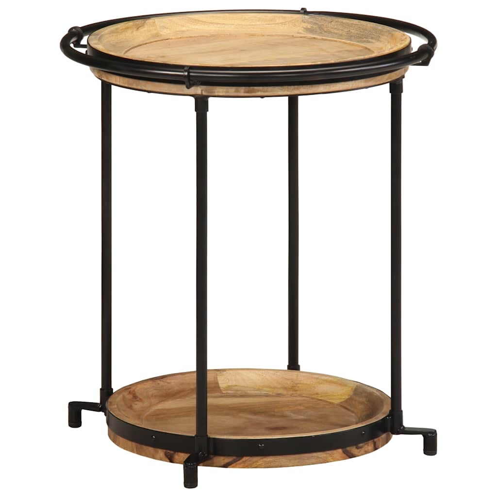 Side Table Ø55X60 Cm Solid Wood Mango
