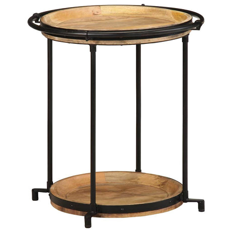 Side Table Ø55X60 Cm Solid Wood Mango