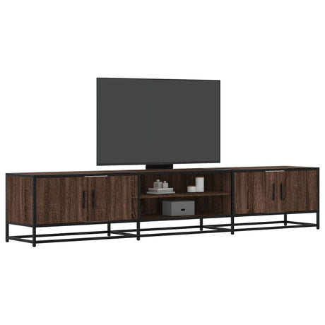 Tv Cabinet 100X35X41 Cm Engineered Wood And Metal
