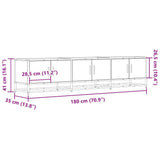 Tv Cabinet 180X35X41 Cm Engineered Wood