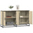 Sideboard 134X35X76 Cm Engineered Wood