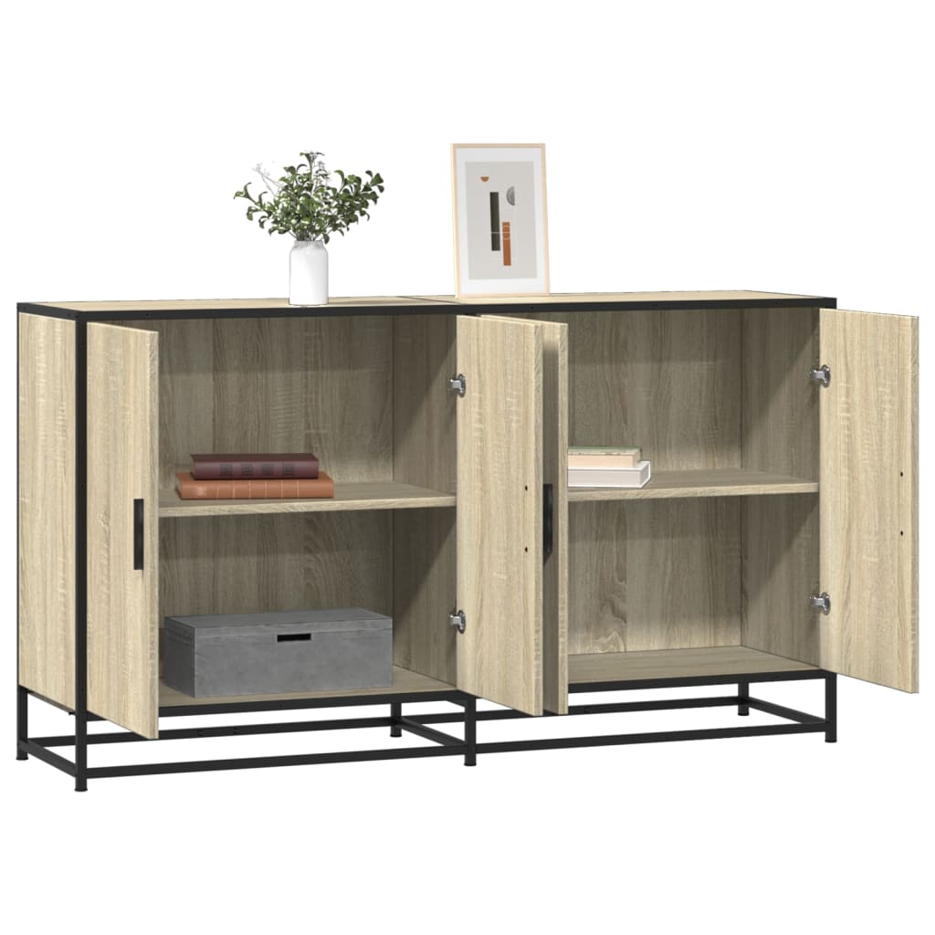 Sideboard 134X35X76 Cm Engineered Wood