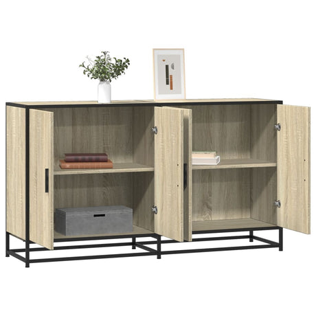 Sideboard 134X35X76 Cm Engineered Wood