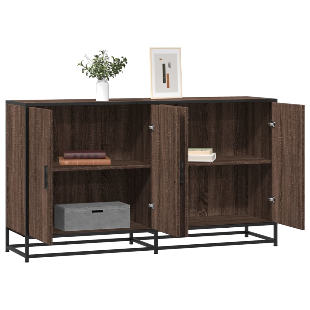 Sideboard 134X35X76 Cm Engineered Wood