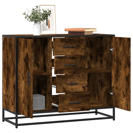 Sideboard 92X35X76 Cm Engineered Wood