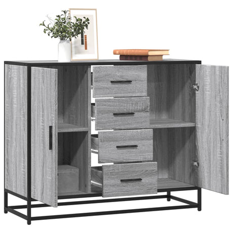 Sideboard 92X35X76 Cm Engineered Wood