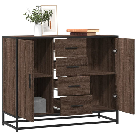 Sideboard 92X35X76 Cm Engineered Wood