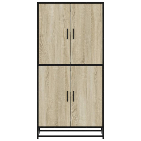 Highboard 68X35X139 Cm Engineered Wood