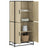 Highboard 68X35X139 Cm Engineered Wood