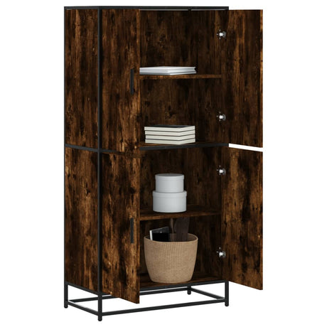 Highboard 68X35X139 Cm Engineered Wood