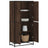 Highboard 68X35X139 Cm Engineered Wood