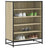 Shoe Cabinet 75X38X97.5 Cm Engineered Wood And Metal