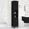 Bathroom Cabinet 35X37.5X188.5 Cm Engineered Wood And Metal