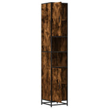 Bathroom Cabinet 35X37.5X188.5 Cm Engineered Wood And Metal